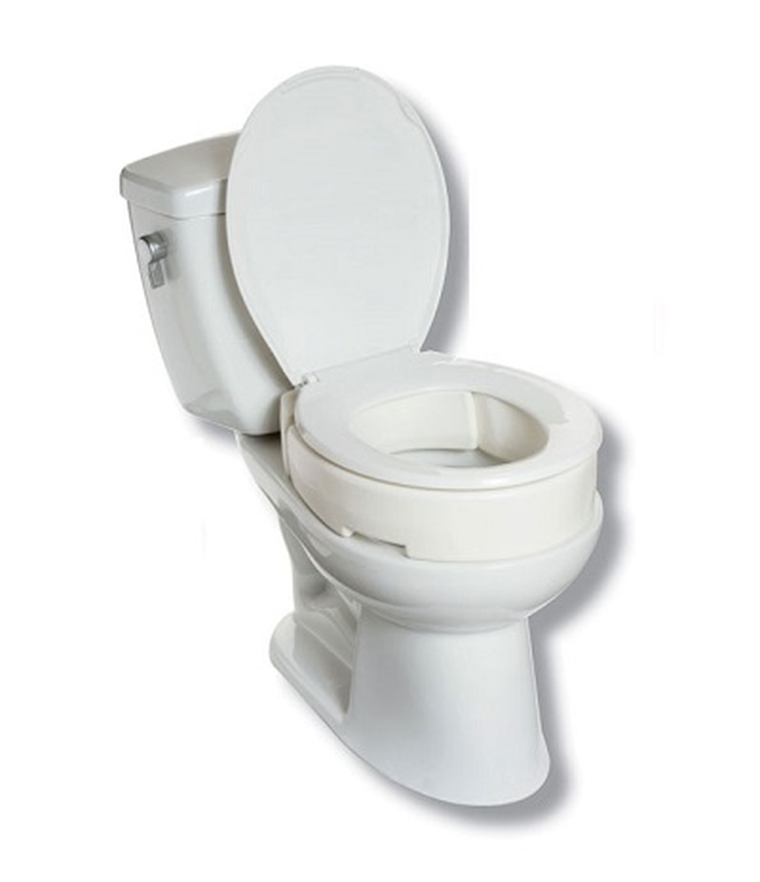 Hinged Raised Toilet Seat- 4