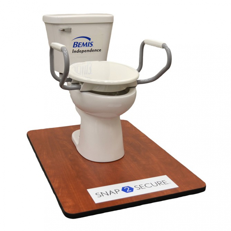 Bemis Raised Toilet Seat w/arms