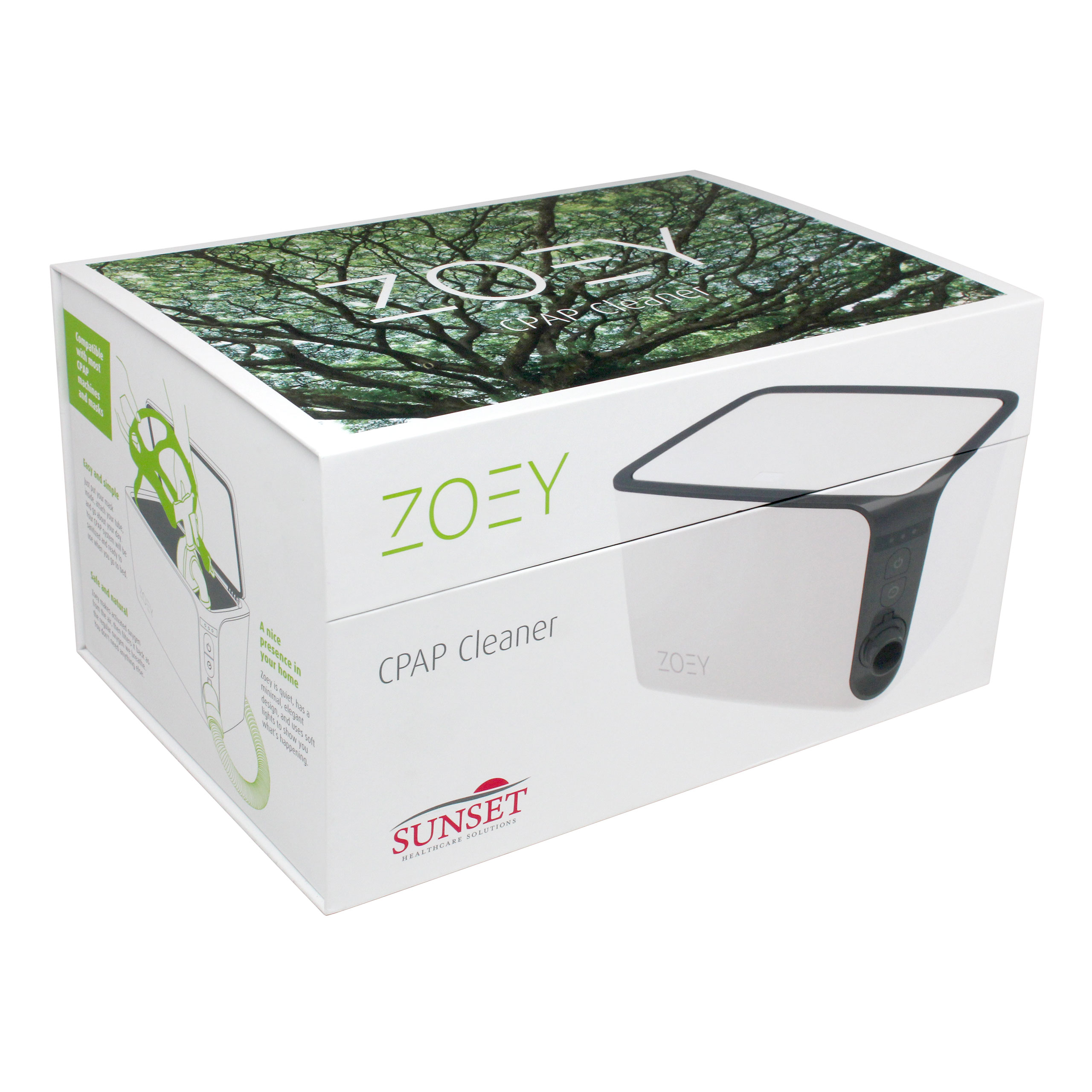 Zoey CPAP Cleaner retail box